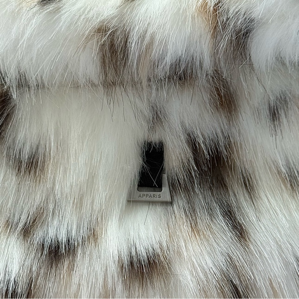 Luxury Brand New Apparis Gabrielle Maxi Coat. M size. Snow Leopard Print. - Picture 5 of 14